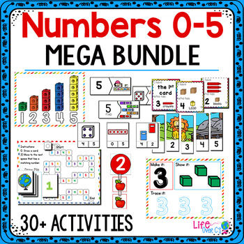 Preview of Numbers 0-5 | Pre-K/Preschool Math Centers