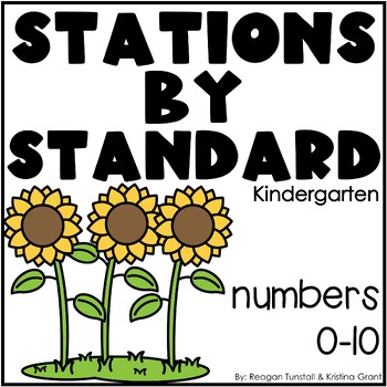 Preview of Numbers 0 to 10 Math Stations Kindergarten