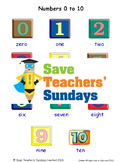 ESL Numbers 0 to 10 Worksheets, Games, Activities and Flas