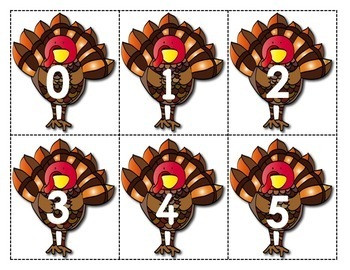 Numbers 0 to 100. Number Practice - Thanksgiving Theme by Studious Maximus