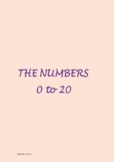 Numbers 0 to 20