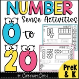 Number Sense: 0 to 20 {Practice & Play}