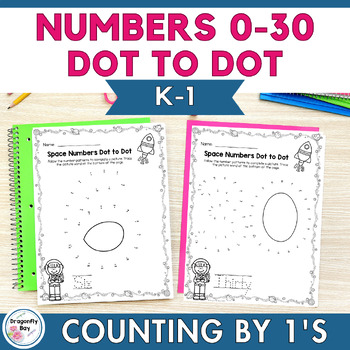 Preview of Numbers 0 to 30 Dot to Dot Counting Within 100 Printable Worksheets