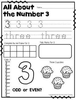 Numbers 1-10 by Teaching Where You're Called | Teachers Pay Teachers