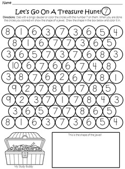 numbers 1 10 worksheets kindergarten by my study buddy tpt