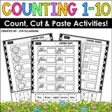 Counting 1 to 10 Cut & Paste