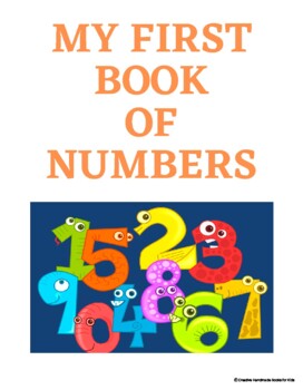 Preview of Numbers 1-10 E-Book ( Digital,Printable)