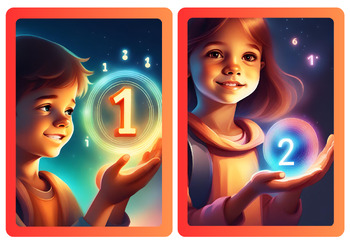 Preview of Numbers 1-10 Flashcards | 3D Animated Numbers Flashcards Download
