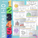 Numbers 1-10 Math Book (Preschool)