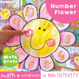 Numbers 1-10 Math Craft Flower