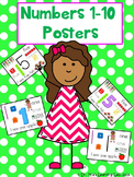 Numbers 1-10 Anchor Charts  (A Math Resource for Young Learners)