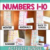 Numbers 1-10 Reading & Counting Activity Bundle