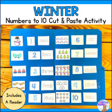 Winter Numbers to 10 Math & Literacy Activity