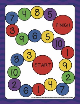 numbers 1 10 by page protector printables and more tpt