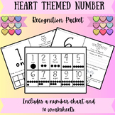 Numbers 1-10 | Valentine's Day packet