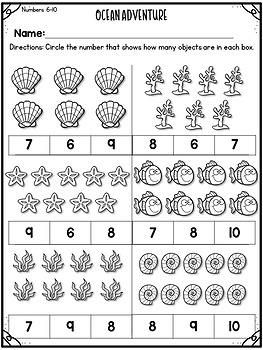 Numbers 1-10 Worksheets by Kinder Pals | Teachers Pay Teachers