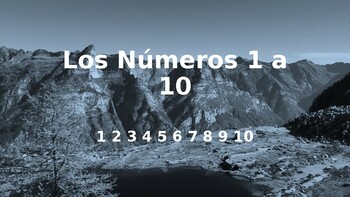 Preview of Numbers 1-10 in Spanish