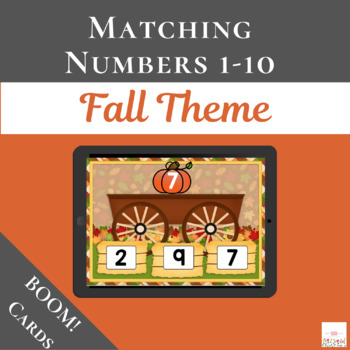 Preview of Numbers 1-10 with Boom Cards™ | Fall Theme | Digital