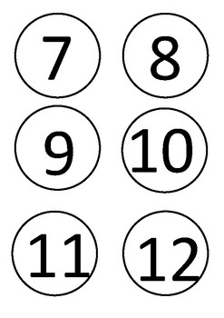 Numbers 1-100 Circles by AussieTeachResources | TPT
