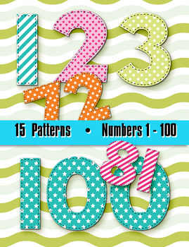 numbers 1 100 clip art summer pattern colors in stitches 100pp pdf
