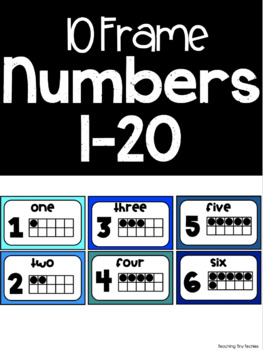 Preview of 10 Frame Numbers 1-20