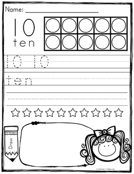 tracing numbers 1 20 by catherine s teachers pay teachers