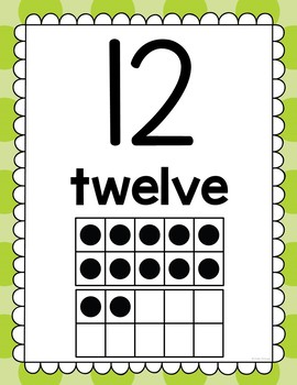 numbers 1 20 activities number posters by katie roltgen tpt