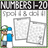 Numbers 1-20 Activities: Spot It and Dot It