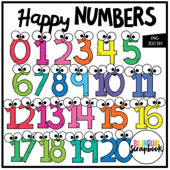 numbers 1 20 clip art