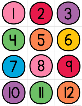Goed opgeleid gastheer garage Numbers 1-20 Counting Mats | Pre-K and Kindergarten Math Centers by Just  Reed