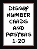 Numbers 1-20 Disney Number Charts