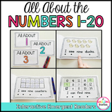 Numbers Books 1-20 Emergent Readers (Interactive)