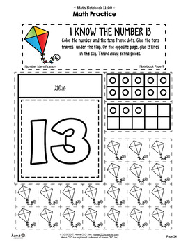 Interactive Notebook Numbers 1-20 – Fun Early Learning