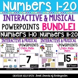 Numbers 1-20 Interactive Powerpoints BUNDLE | Distance Learning