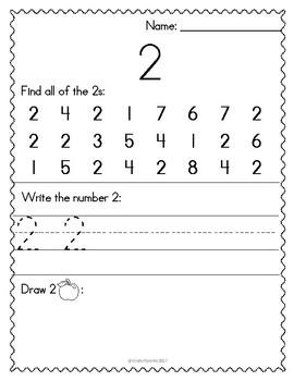 numbers 1 20 printable packet by kinder sparks tpt