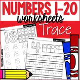 Numbers 1-20 Tracing Worksheets