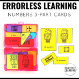 Number Cards 1-20 Visuals | Low Prep Math Centers and Erro