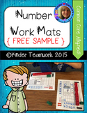 Numbers 1-20: Work mats for repeat RTI use {FREE SAMPLE}