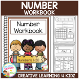 Numbers 1-20 Workbook ABA Autism