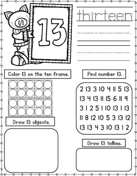 numbers 1 20 worksheets by bilingual teacher world tpt