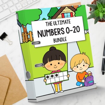 Preview of Numbers 1-20 Math Games Centers Kindergarten Place Value Worksheets Color Number