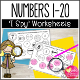 Numbers 1-20 Worksheets {I Spy!}
