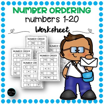 Preview of Numbers 1 -20 Worksheets, Ordering Number, Fill In The Missing Number