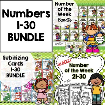 Preview of Numbers 1-30 MEGA BUNDLE {Back to School}