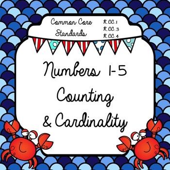 Preview of Numbers 1-5 Counting & Cardinality