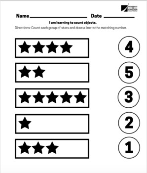 numbers 1 5 writing and counting worksheets by pathways materials