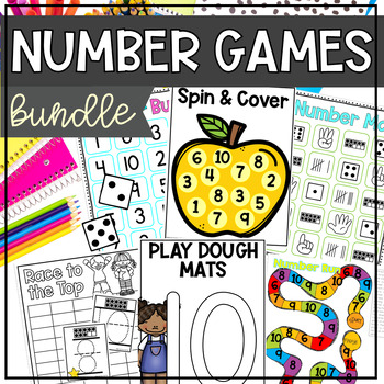 Numbers 1-5 and 1-10 Games and Activities BUNDLE by Exceptional Edventure