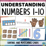 Counting Objects to 10 Sorting Matching Cards Number Recognition