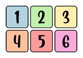 Numbers 1 to 100 Square Flashcards