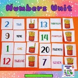 Numbers 1 to 20 cards for Elementary ELL